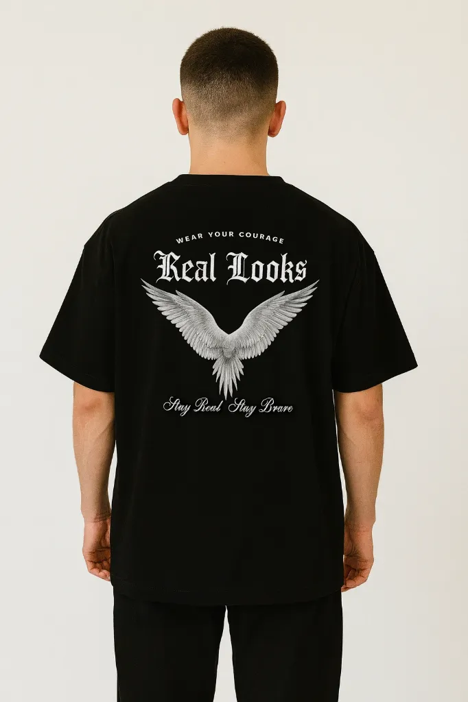 unlimited on front and brid on backside of black oversized.webp